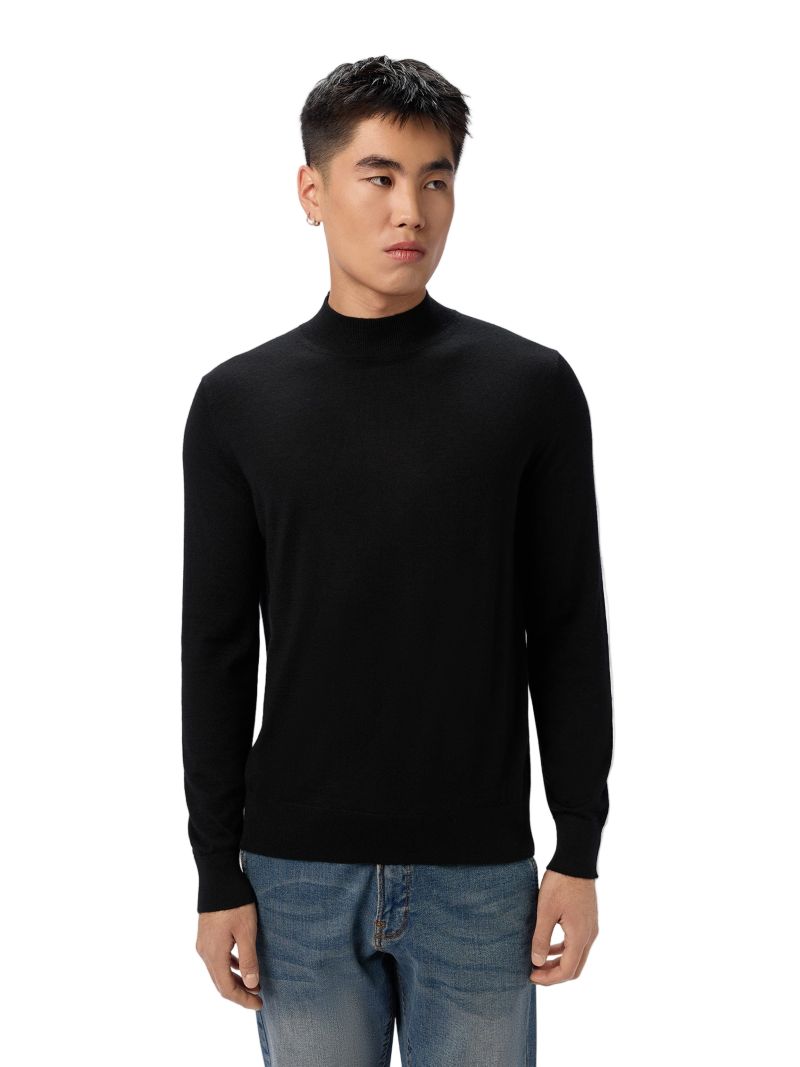 Men's Men Cashmere Silk High Neck Sweater