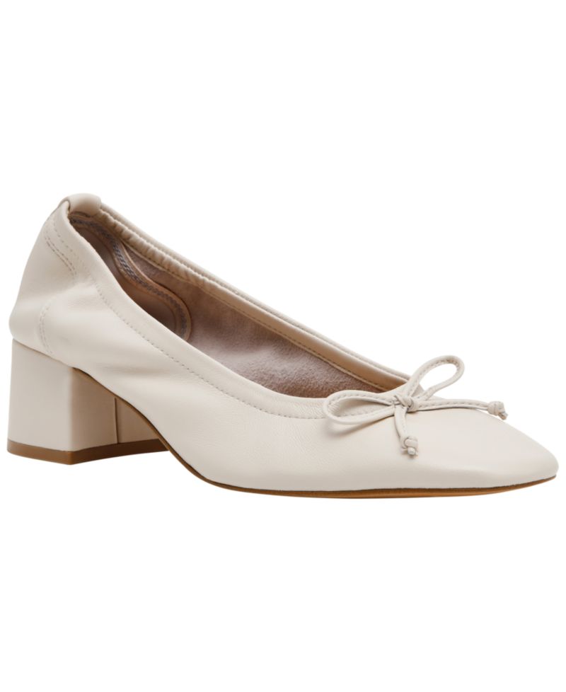 Women's Coretta Block Heel Ballet Pumps