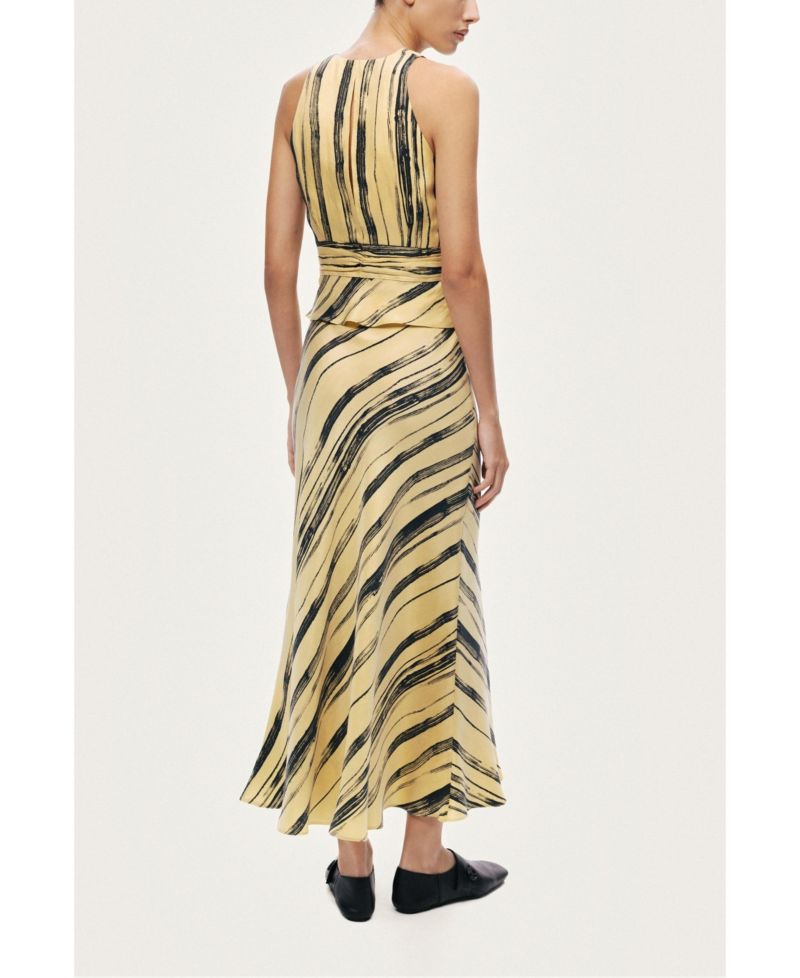Women's Lightweight Printed Midi Skirt