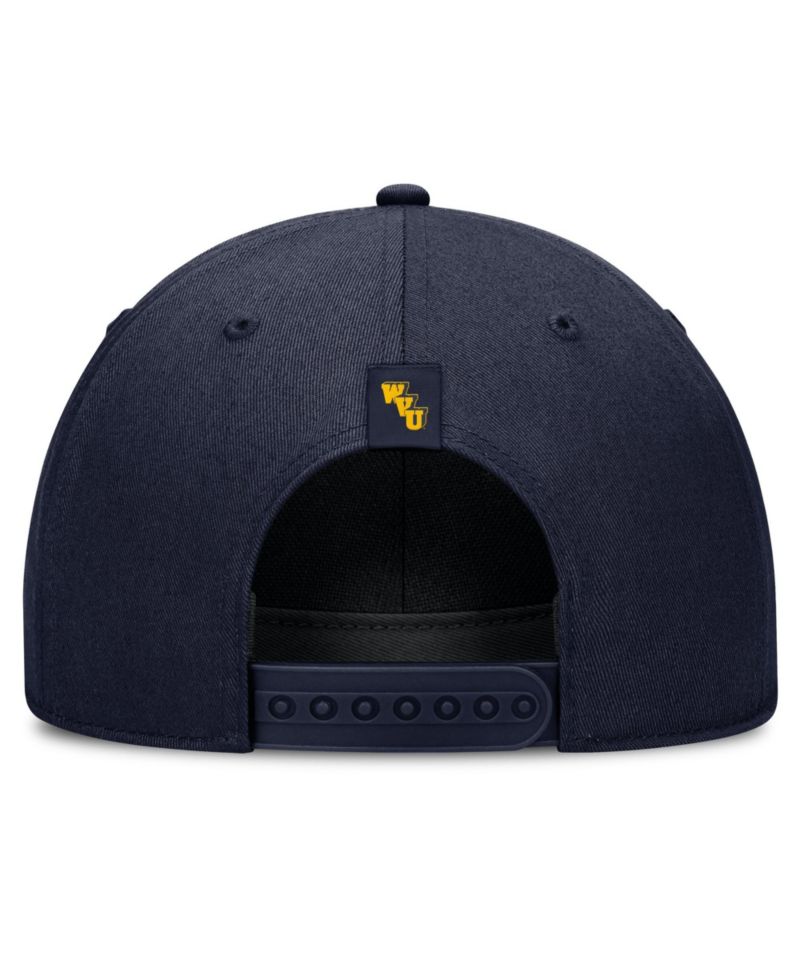 Men's and Women's Navy West Virginia Mountaineers 2026 Basketball Refresh 5-Panel Rope Rise Hat