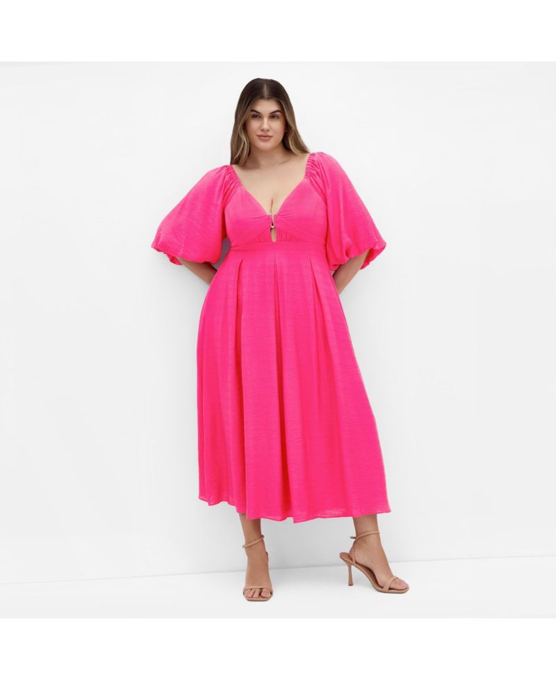 Plus Size Shae V Neck Dress