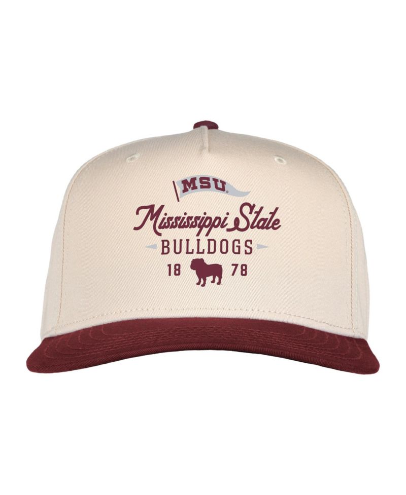 Men's and Women's Cream Mississippi State Bulldogs The 1995 Adjustable Hat