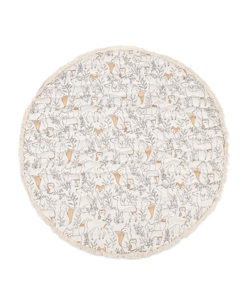 Baby Boys or Baby Girls Ezra Quilted Playmat Woodland