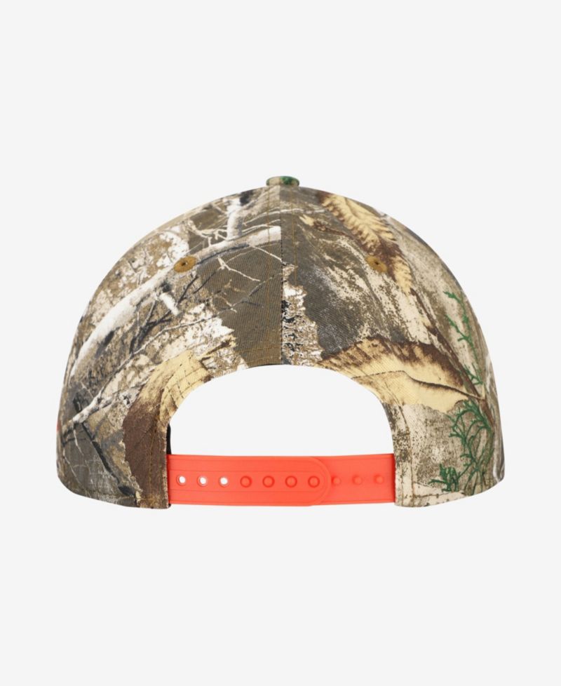 Men's Camo Boston Red Sox Realtree Orange Pop 9FIFTY Snapback Hat