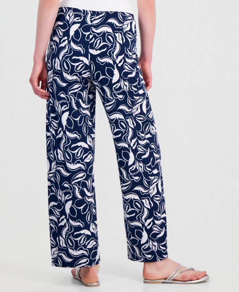 Women's Printed Knit Pull-On Pants