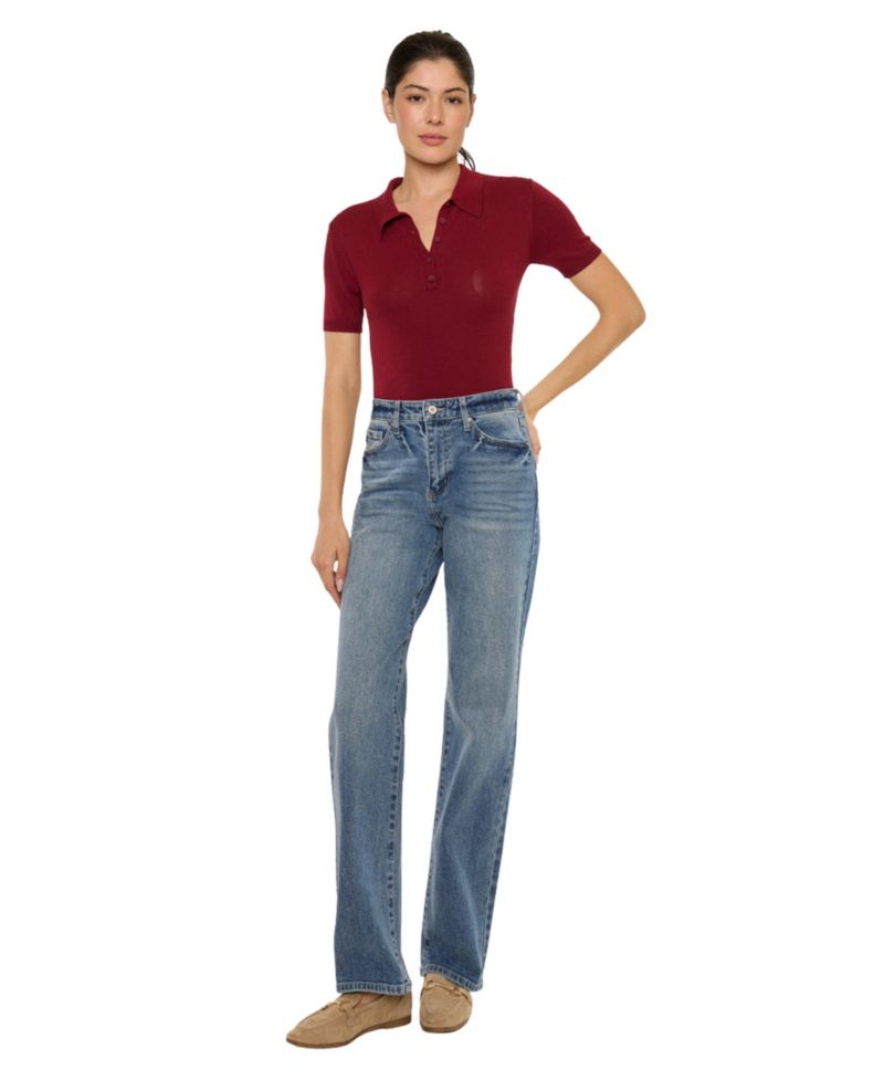 Women's Ophelia High Rise True Straight Jeans