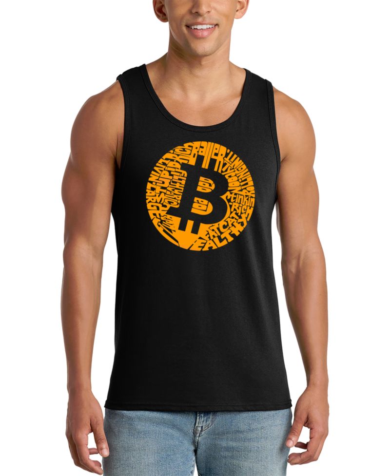 Men's Bitcoin Symbol Graphic Tank Top