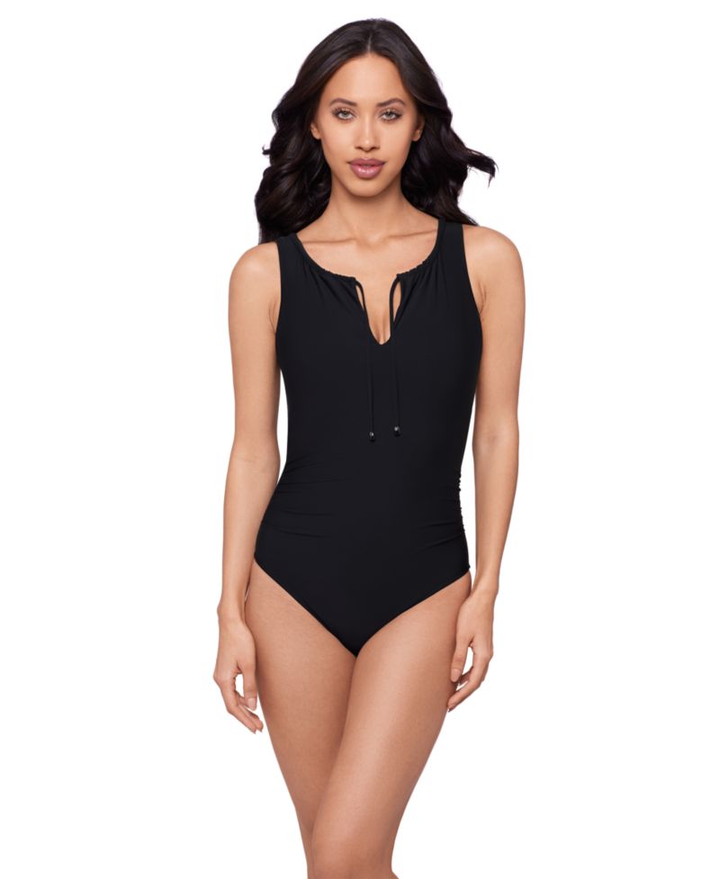 Women's Pull-On One-Piece Swimsuit