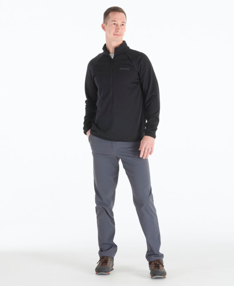 Men's Leconte Fleece Half-Zip Logo Jacket