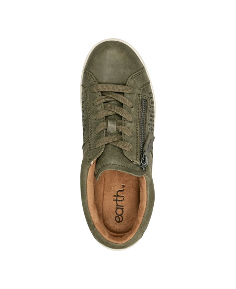 Women's Netta Side Zip Lace-Up Sneakers