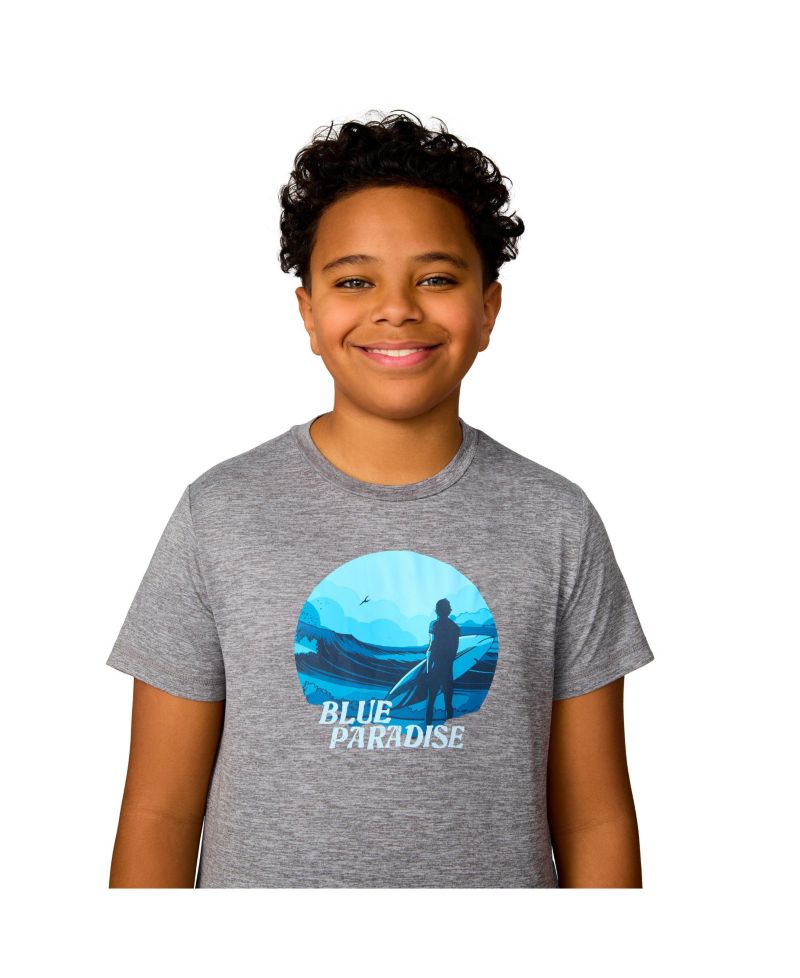 Boys' Microtech Graphic Crew Neck Shirt