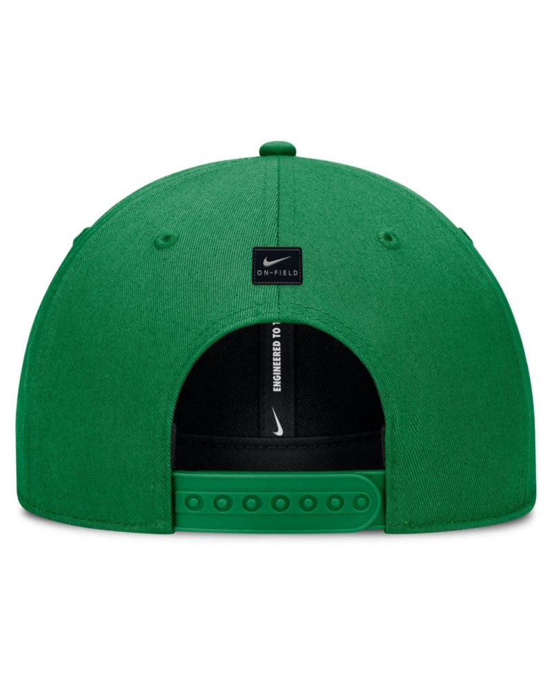 Men's and Women's Green Oregon Ducks 2026 On-Field Gameday Rise Adjustable Hat