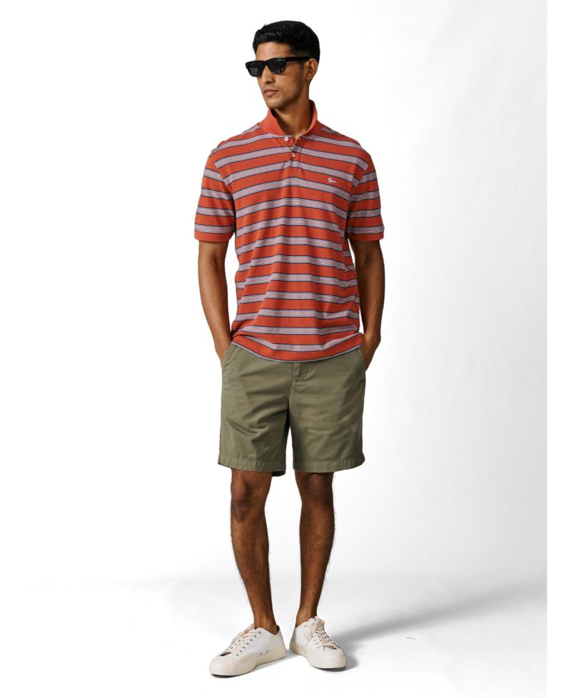 Men's Blair Pique Stripe Polo Shirt