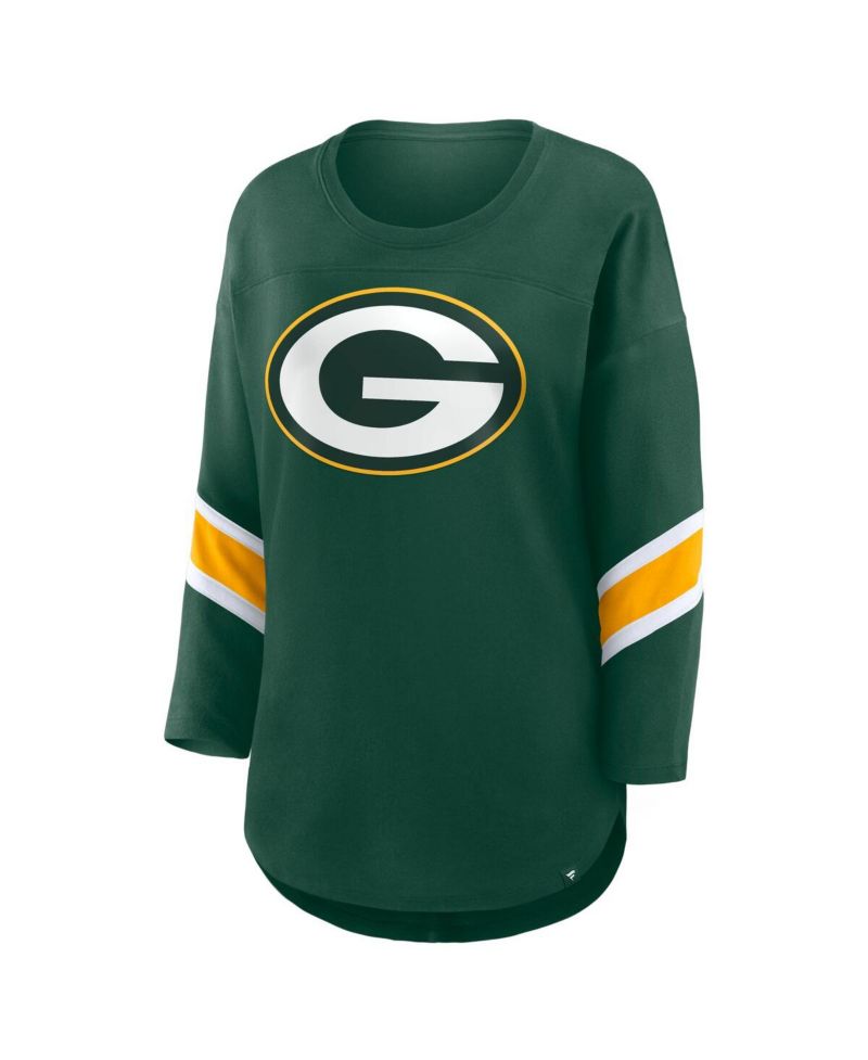 Women's Green Bay Packers Redzone 3/4-Sleeve T-Shirt