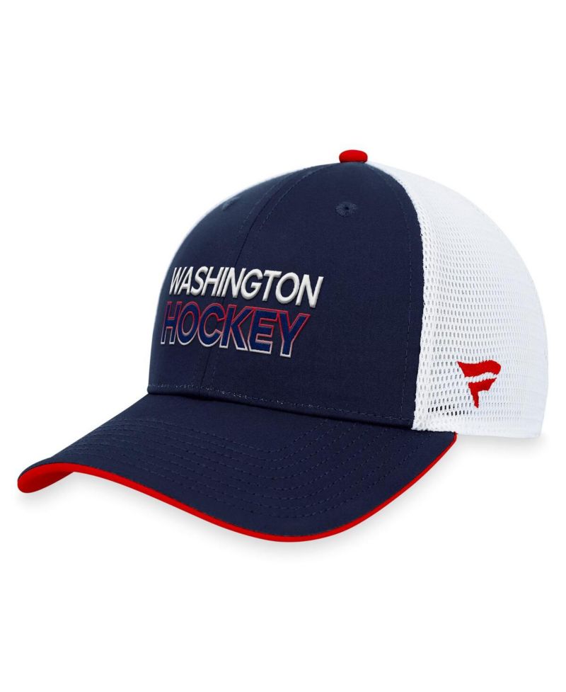 Men's Navy Washington Capitals Authentic Pro Alternate Jersey Trucker Adjustable Hat