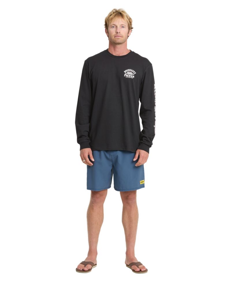 Men's Pacifico Signage Crewneck Long-Sleeve T-Shirt
