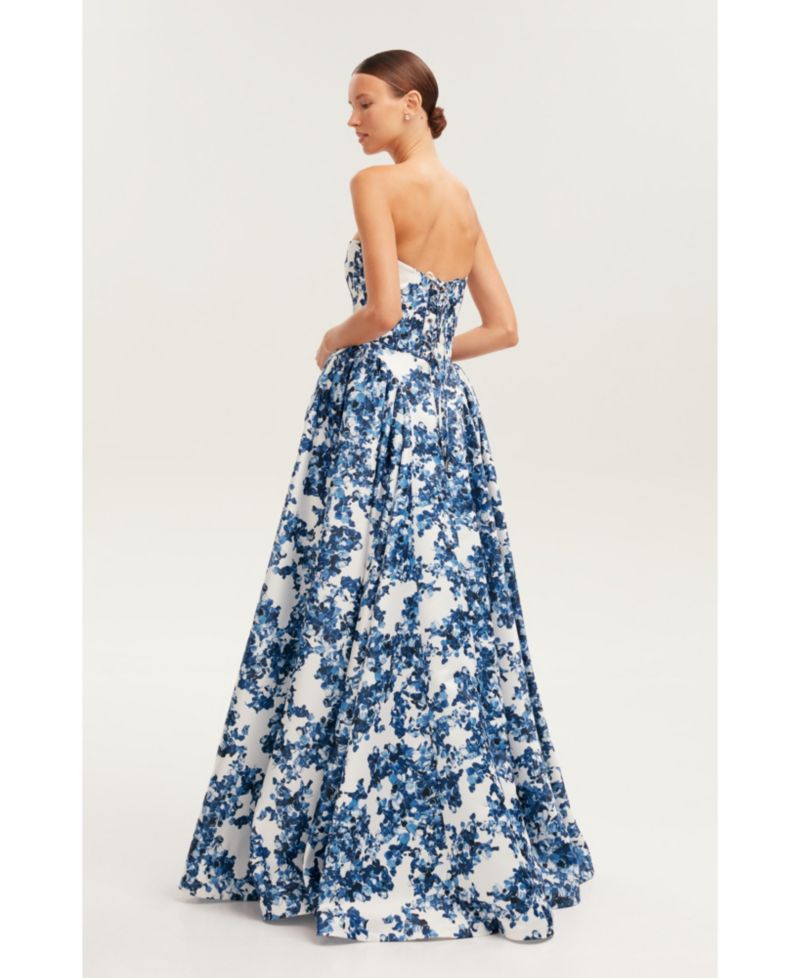 Womens Ravishing Corset Maxi Dress