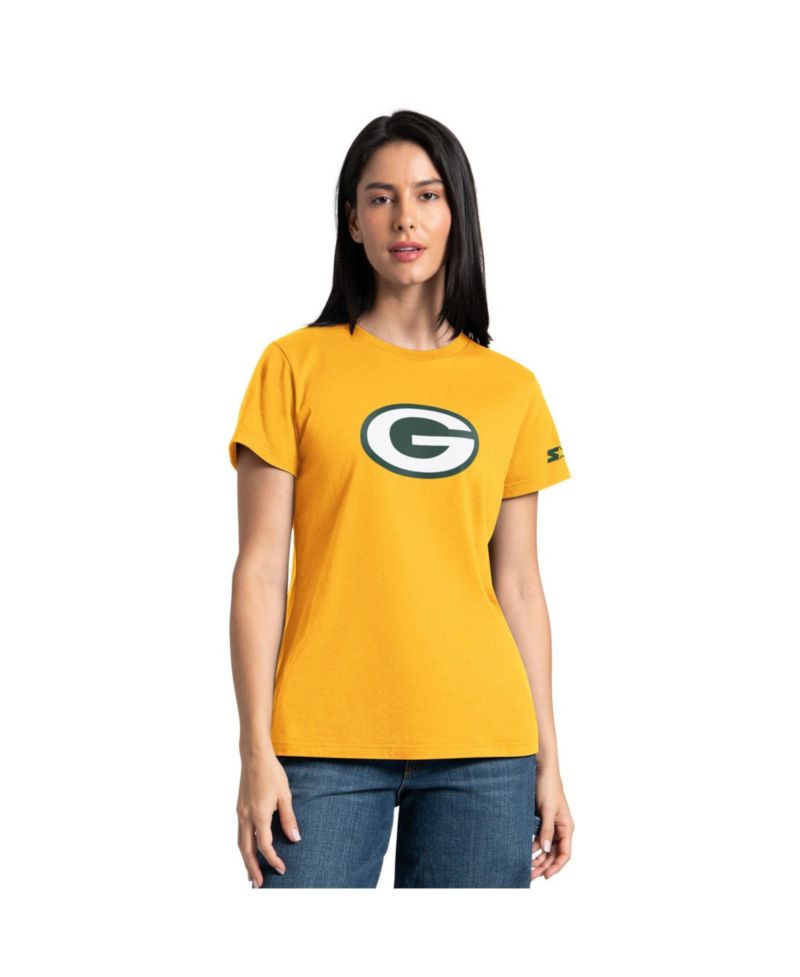 Women's Gold/Green Green Bay Packers Hoodie & T-Shirt Combo Pack