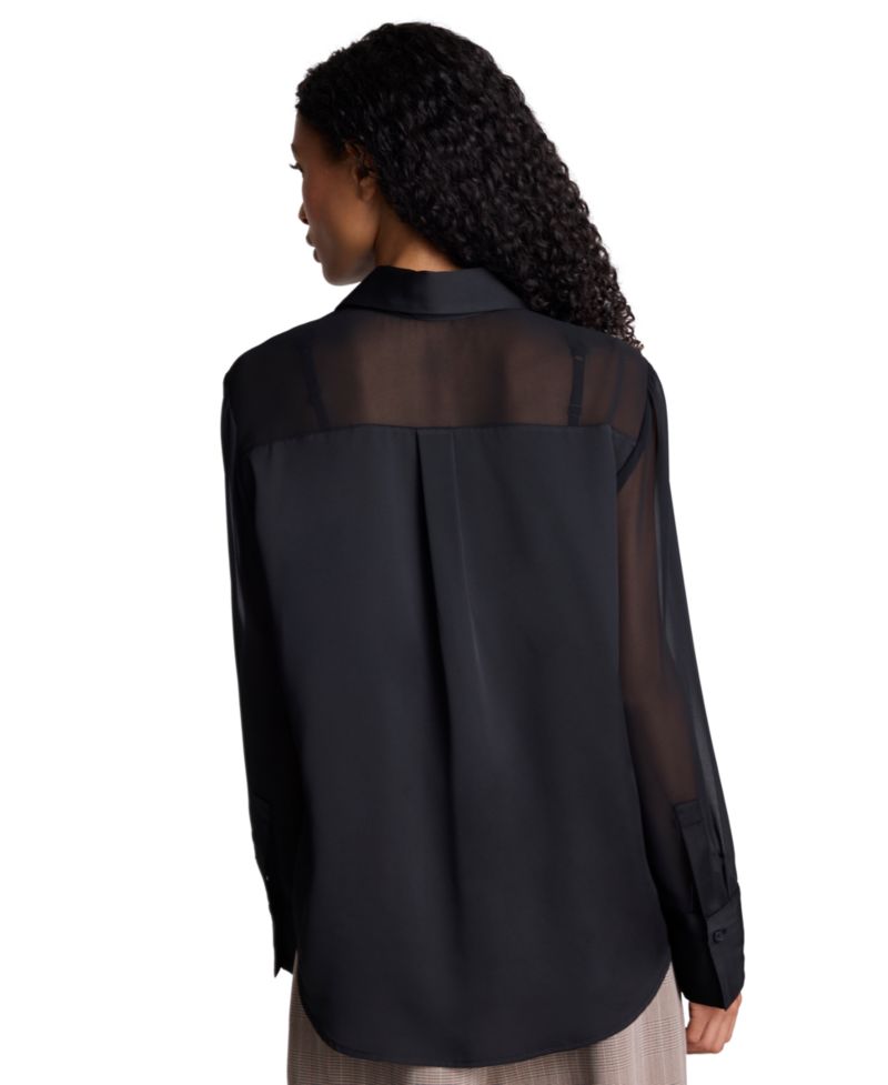 Women's Long-Sleeve Button-Front Shirt