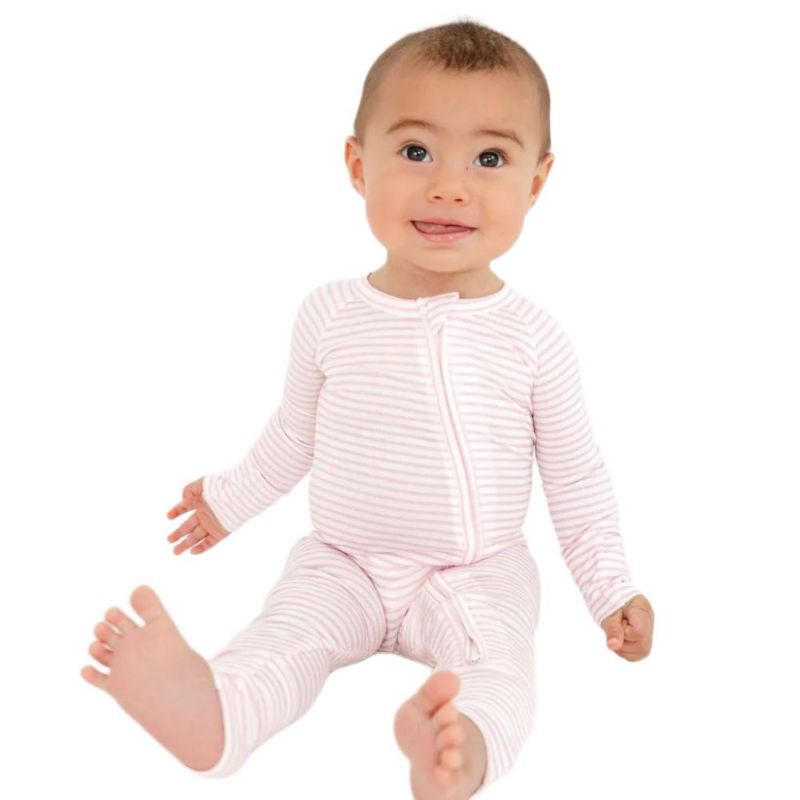 Baby Girls Ballet Stripe Bamboo Sleeper