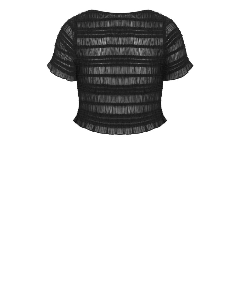 Women's Plus Size Emelia Shirred Top