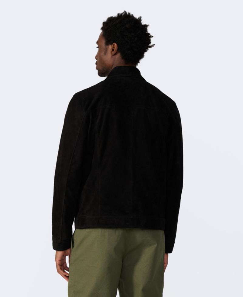 Men's Ollie Suede Trucker Jacket
