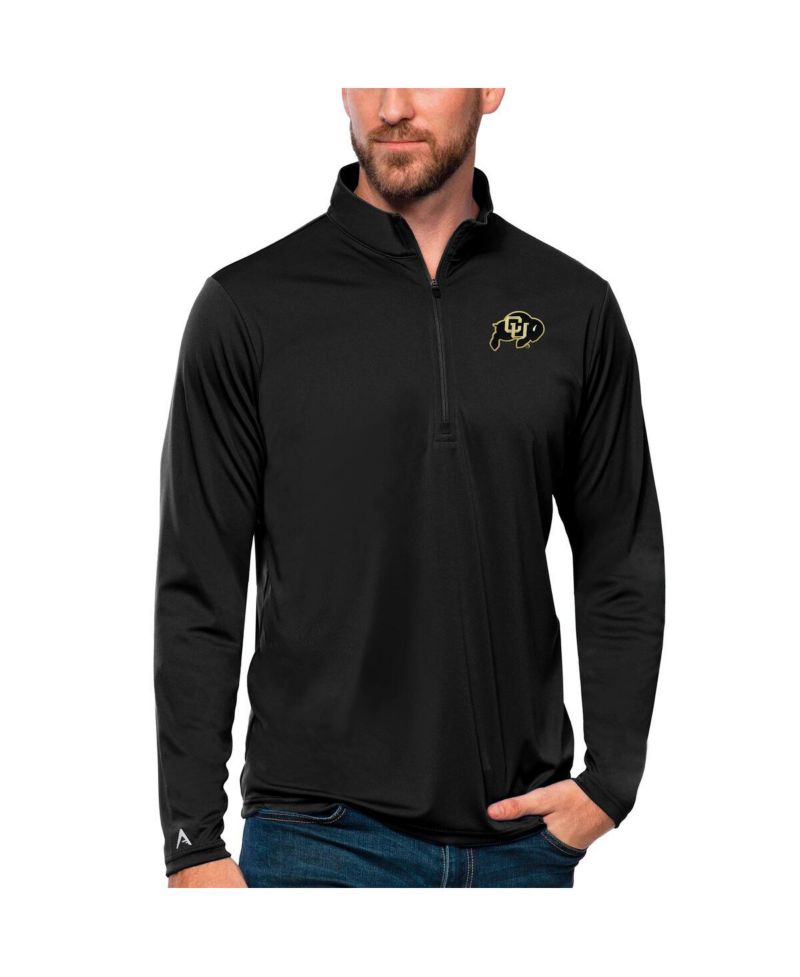 Men's Black Colorado Buffaloes Tribute Quarter-Zip Top