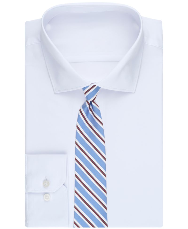 Men's Double Stripe Pattern Classic Tie