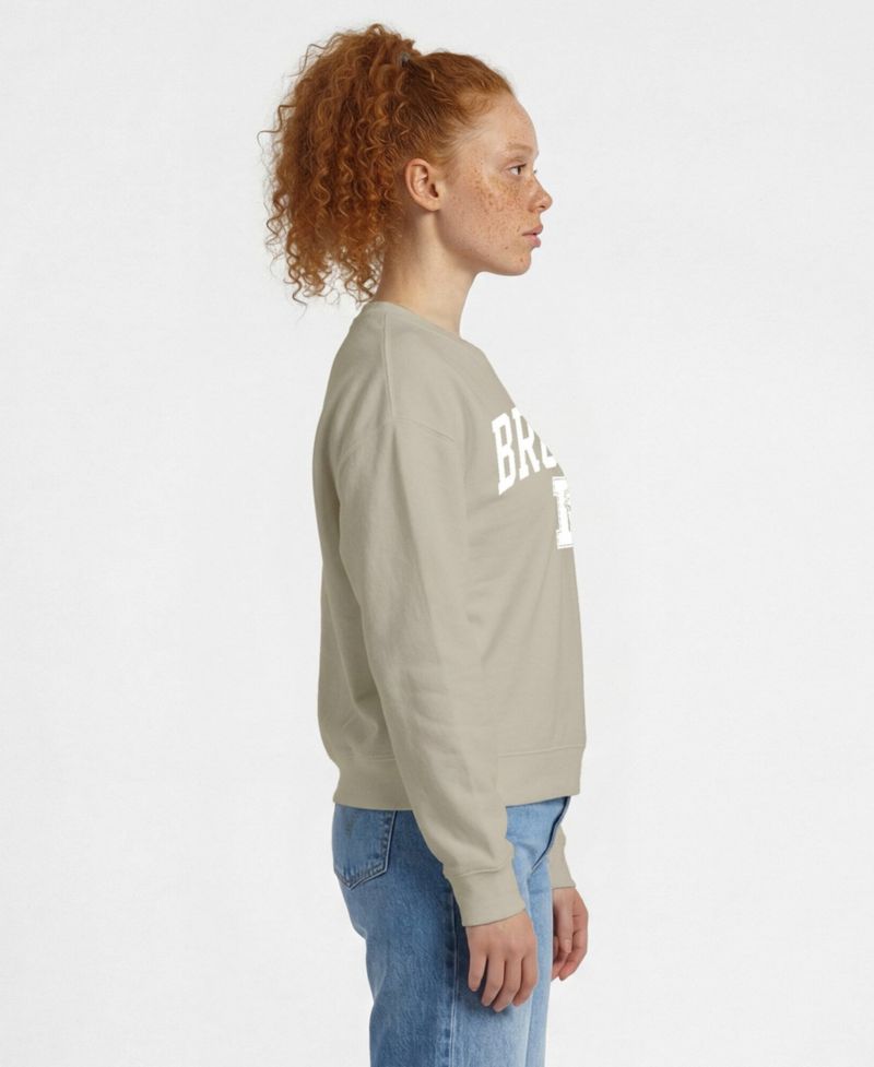 Women's Denver Broncos Dropped-Shoulder Crewneck Sweatshirt