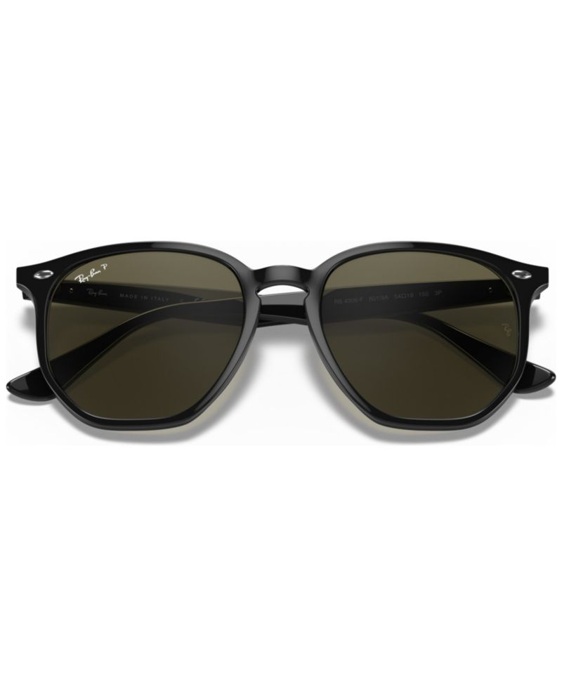 Unisex Polarized Low Bridge Fit Sunglasses, RB4306F 54