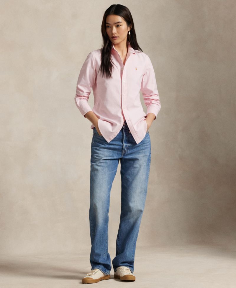 Women's Slim-Fit Oxford Shirt