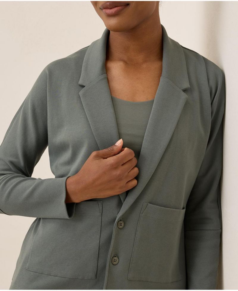 Women's Organic Cotton Airplane Relaxed Blazer