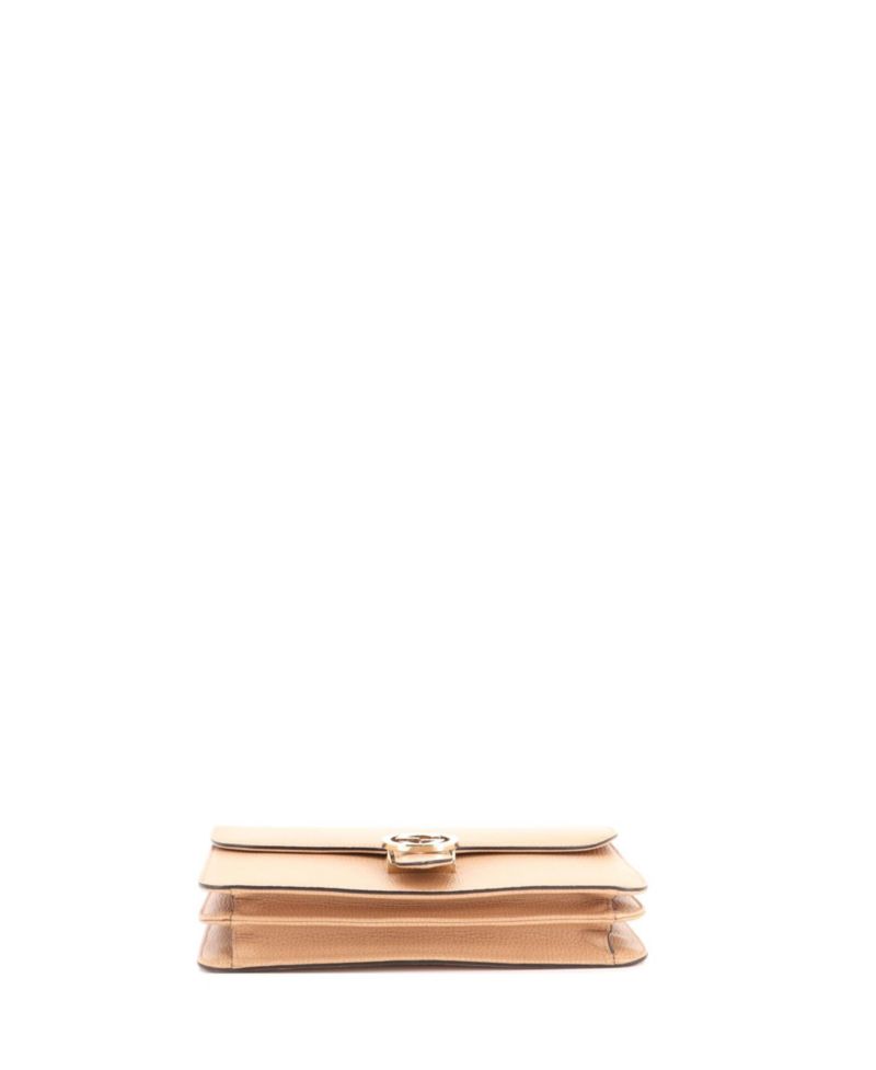 Medium Interlocking Shoulder Bag Leather