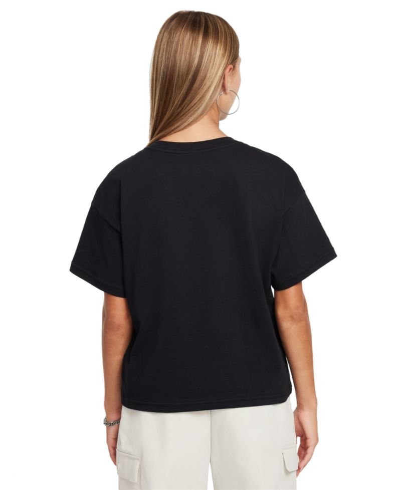 Футболка с логотипом Big Girls Sportswear Essential из хлопка с логотипом Swoosh