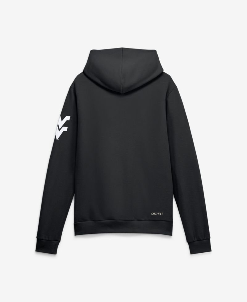 Men's Black West Virginia Mountaineers 2026 Sideline Standard Issue Dri-FIT Hoodie