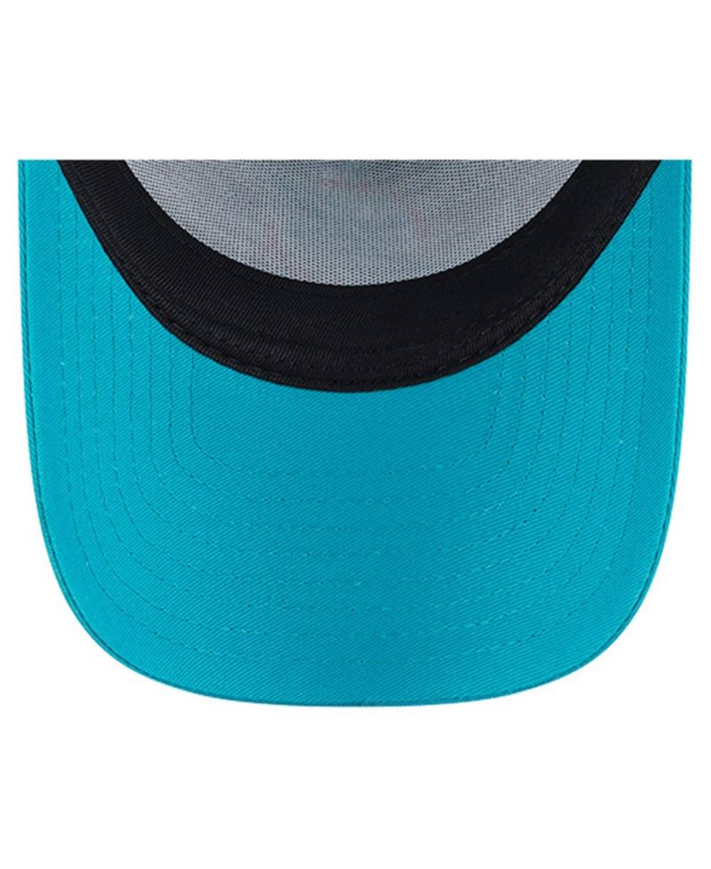 Big Boys and Girls Aqua Miami Dolphins Main A-Frame 9FORTY Adjustable Hat