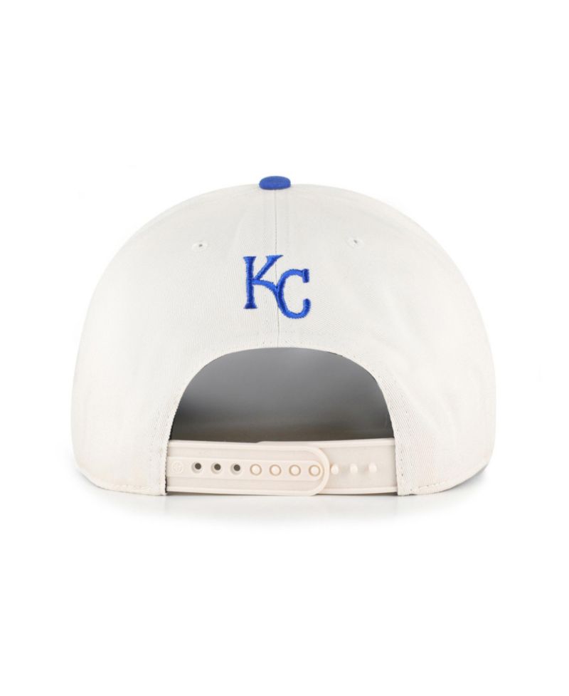 Men's and Women's '47 Natural/Royal Kansas City Royals Rope Script Hitch Adjustable Hat