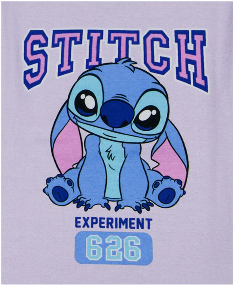 Girls' 4-10 All Over Print Tops, Shorts, and Pants, 4-Piece Pajama Set