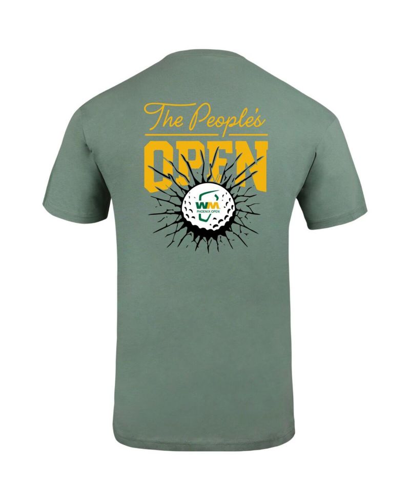 Men's and Women's Green WM Phoenix Open The Peoples Open Liam T-Shirt