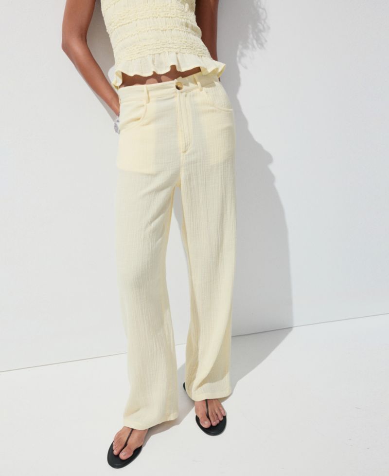 Women's Balloon Crinkle Pants