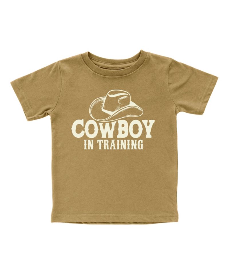 Little Boys Cowboy In Training Western Short Sleeve T-Shirt