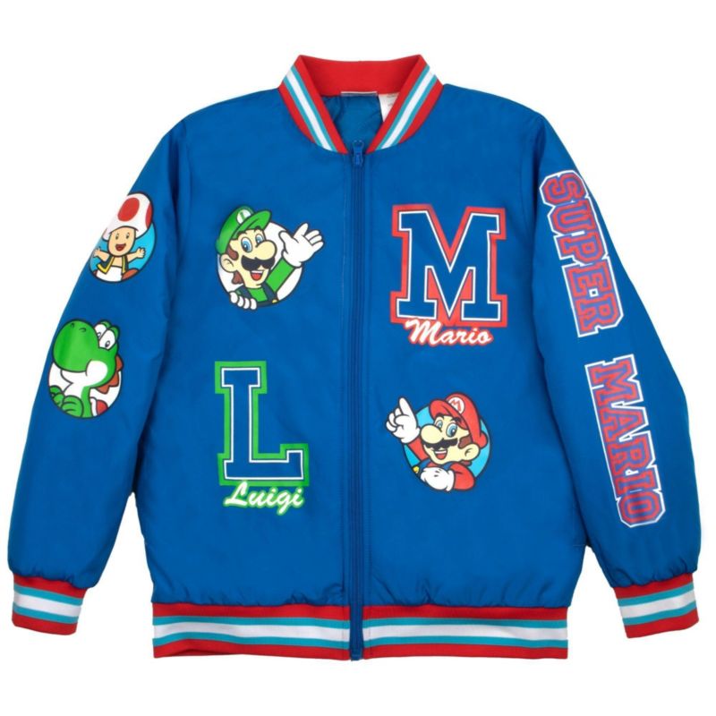 Boys Super Luigi Bomber Jacket