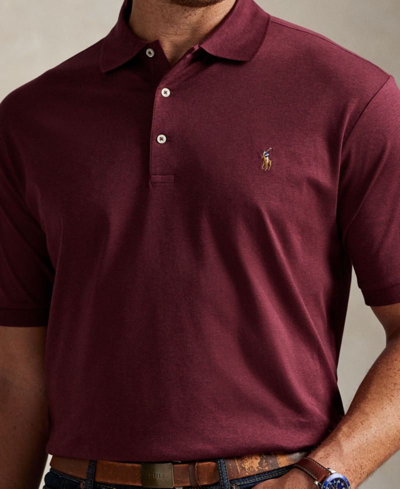 Men's Big & Tall Classic-Fit Soft Cotton Polo Shirt