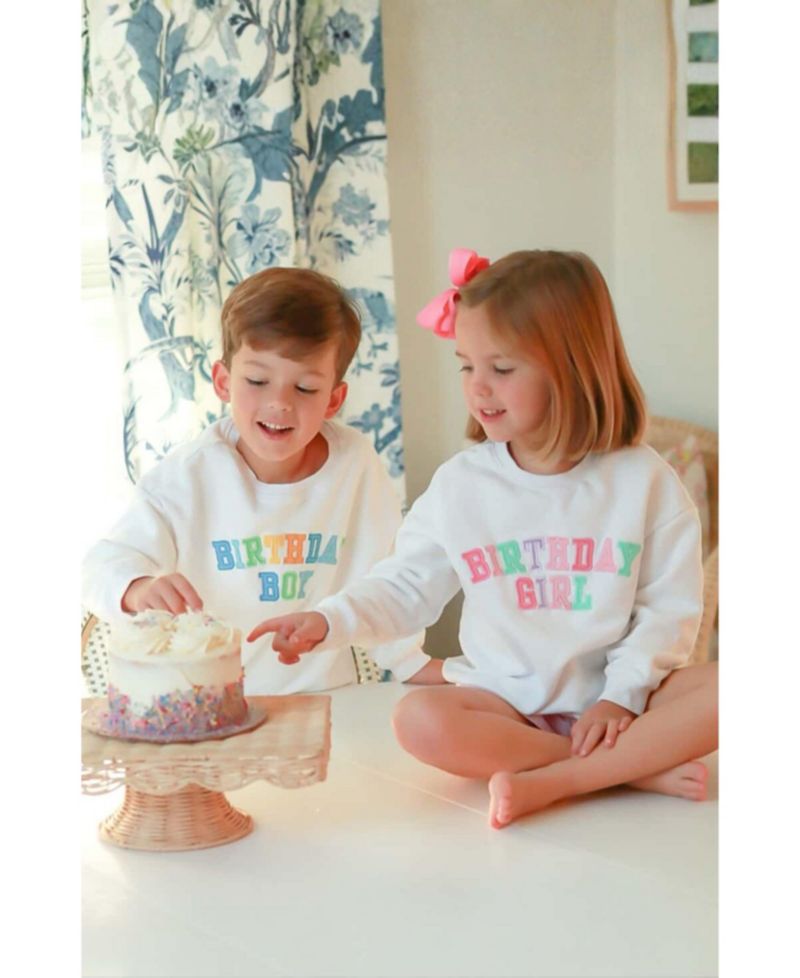 Little/Big Girls Birthday Girl Sweatshirt