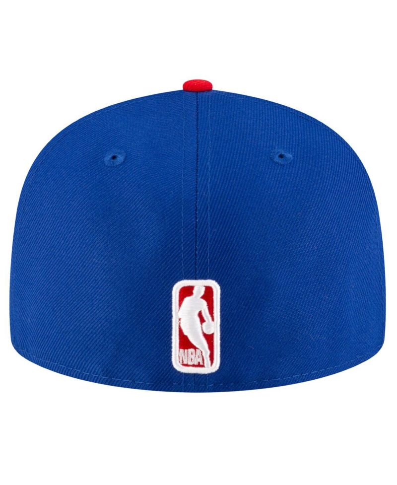 Men's Blue Detroit Pistons Two-Tone 59FIFTY Fitted Hat