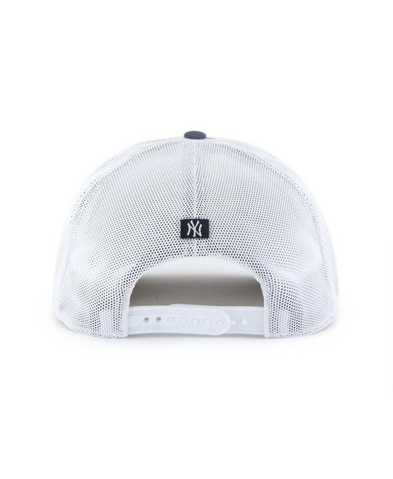 Men's Navy/White New York Yankees Scratch Adjustable Trucker Hat