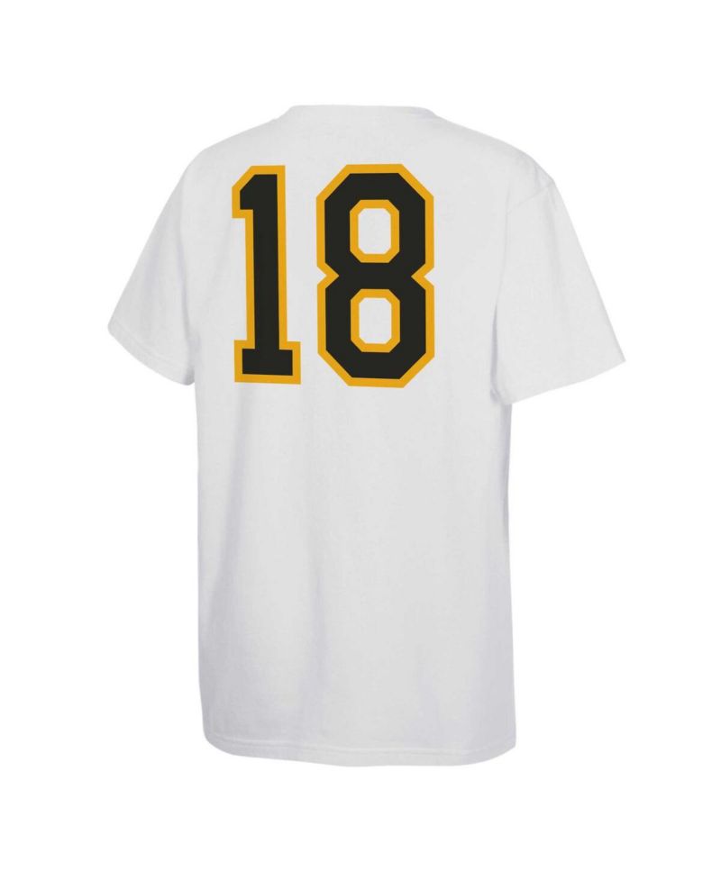 Big Boys and Girls Willie O'Ree White Boston Bruins Name & Number T-Shirt