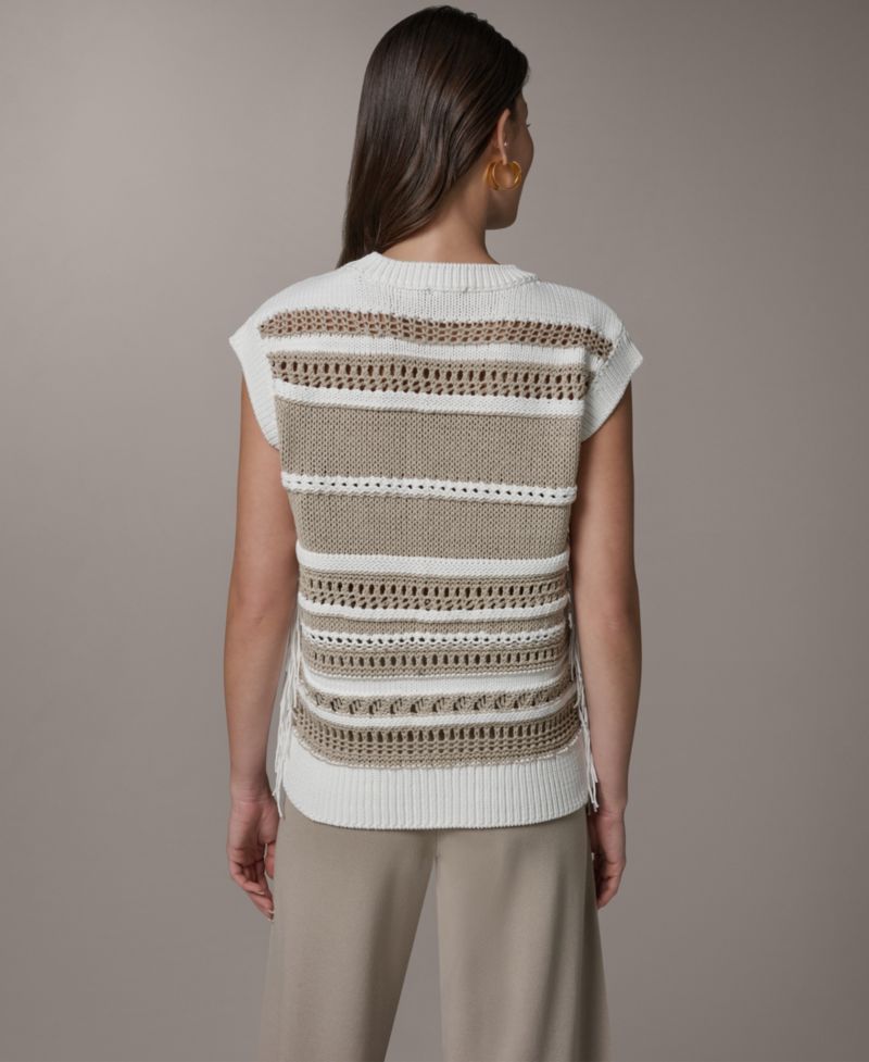 Women's Sleeveless Crewneck Sweater