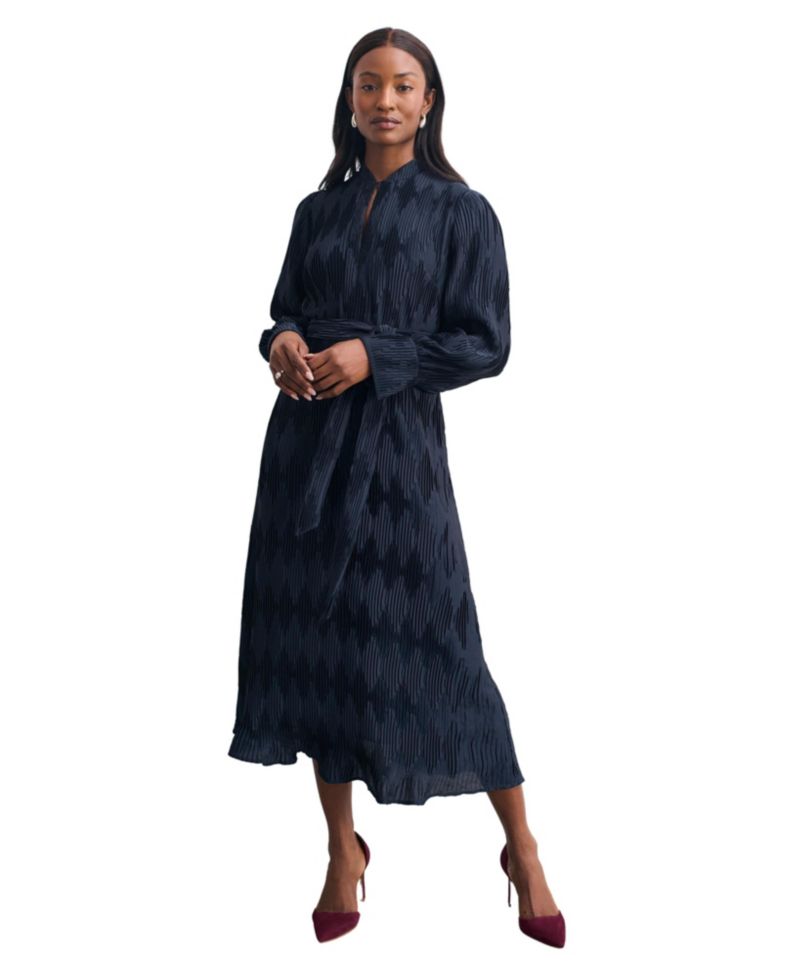Women's Aurellie Long Sleeve Tie Waist Dress