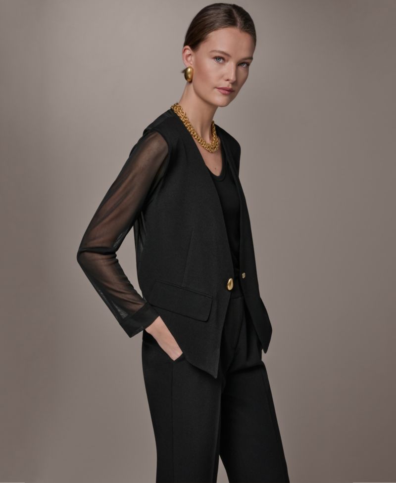 Women's One-Button Blazer